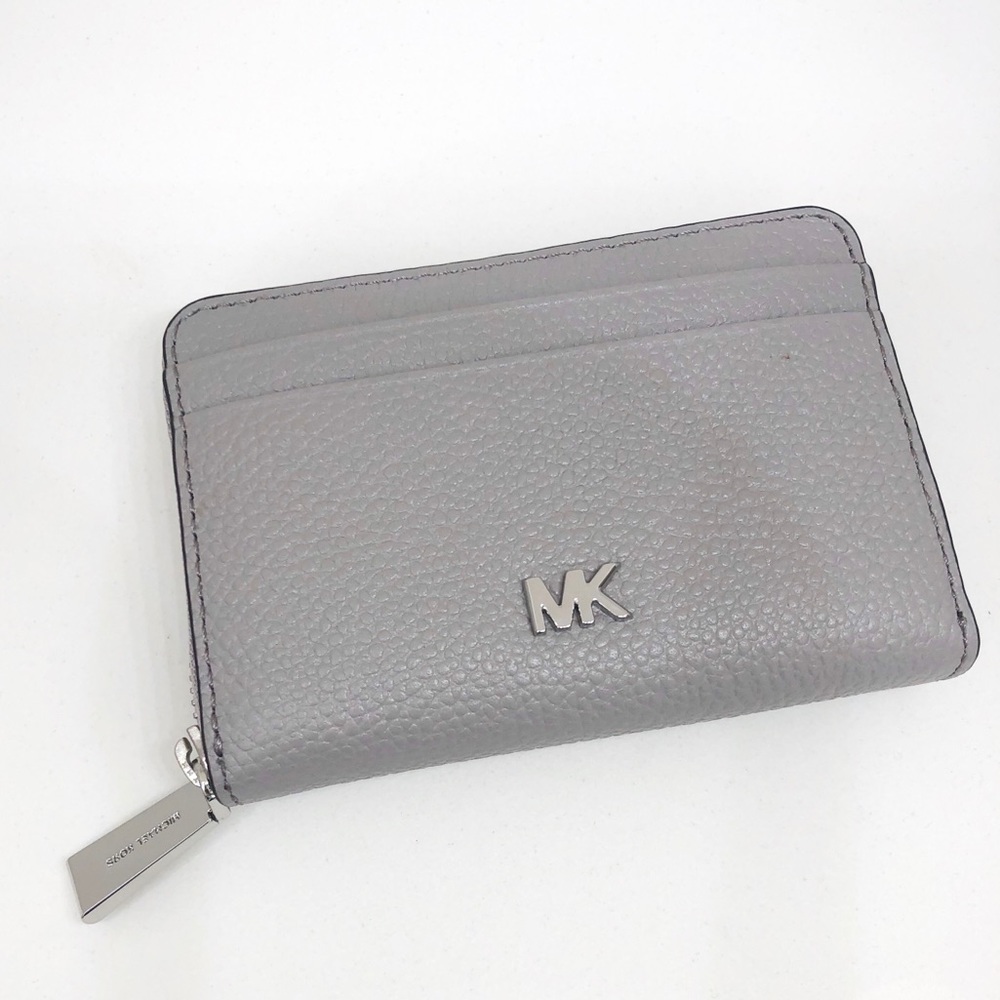 Michael Kors coin card case pearl gray - Picture 1 of 2